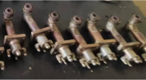 Industrial gas turbine fuel nozzles